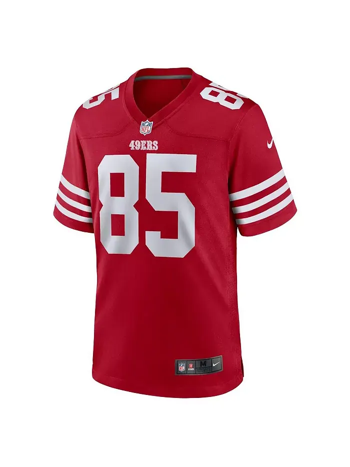Мужская игровая футболка George Kittle San Francisco 49ers Nike — изображение 4 из 4, белый