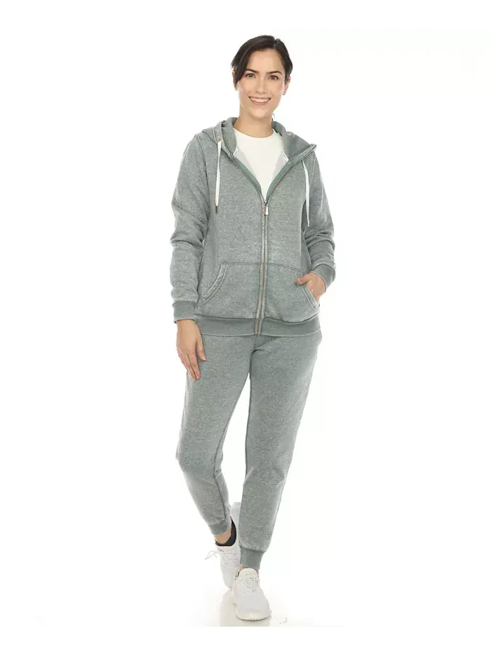 Женский спортивный костюм Burnout Jogger White Mark — изображение 5 из 5, зеленый