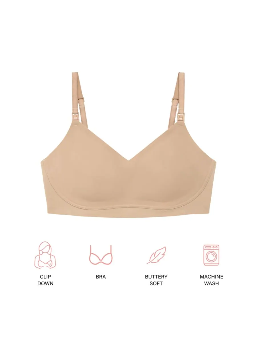 Бюстгальтер для кормления без косточек Maternity Motherhood Wireless Micro Nursing Bra Motherhood — изображение 3 из 5