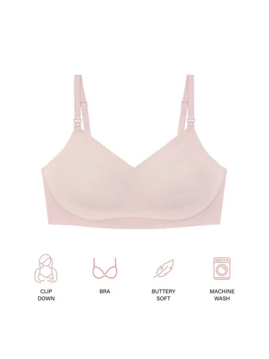Бюстгальтер для кормления без косточек Maternity Motherhood Wireless Micro Nursing Bra Motherhood — изображение 5 из 5