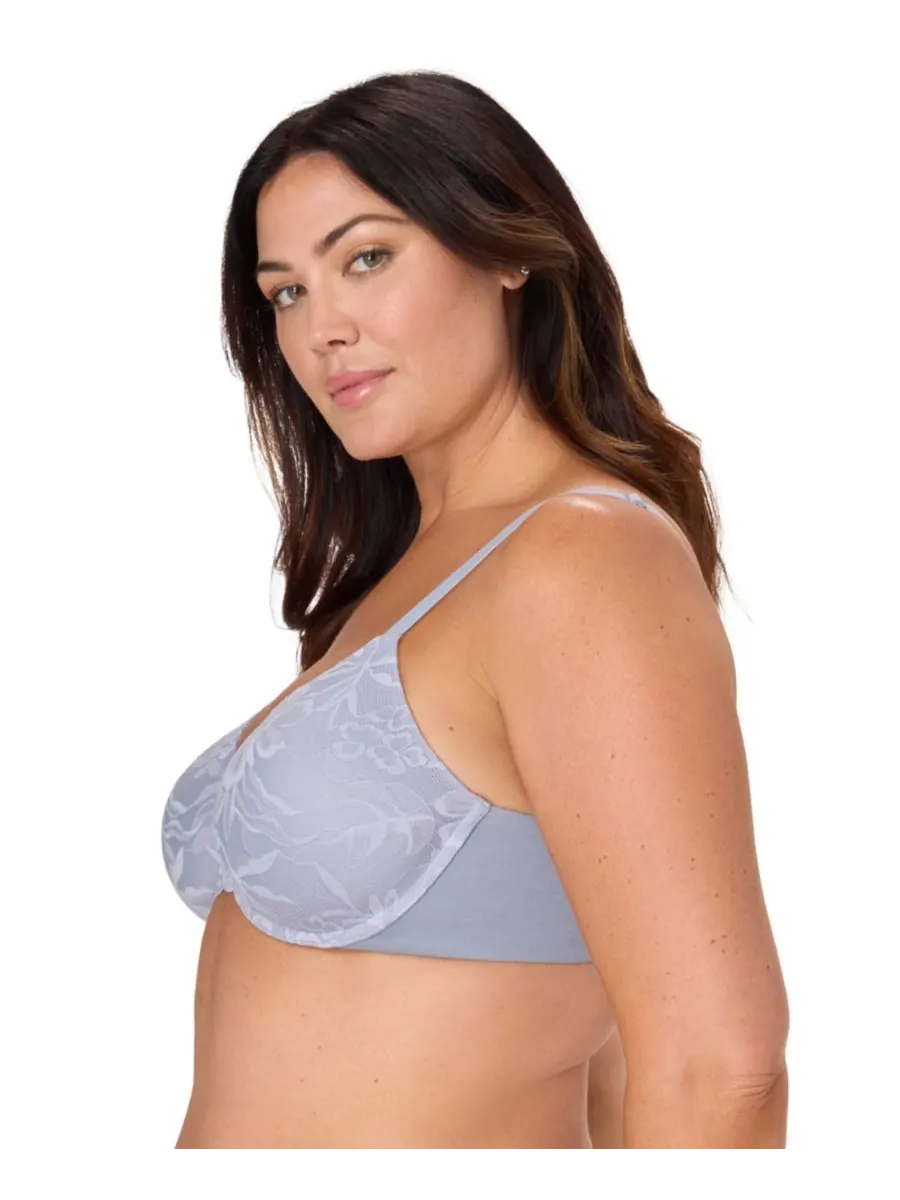 Бюстгальтер Breathe Medium Underwire Full Coverage T-Shirt Bra DF3533 Bali — изображение 2 из 4, серебристый