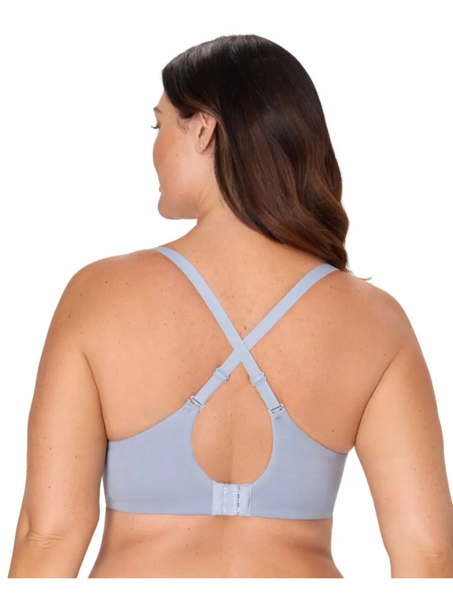 Бюстгальтер Breathe Medium Underwire Full Coverage T-Shirt Bra DF3533 Bali — изображение 3 из 4, серебристый