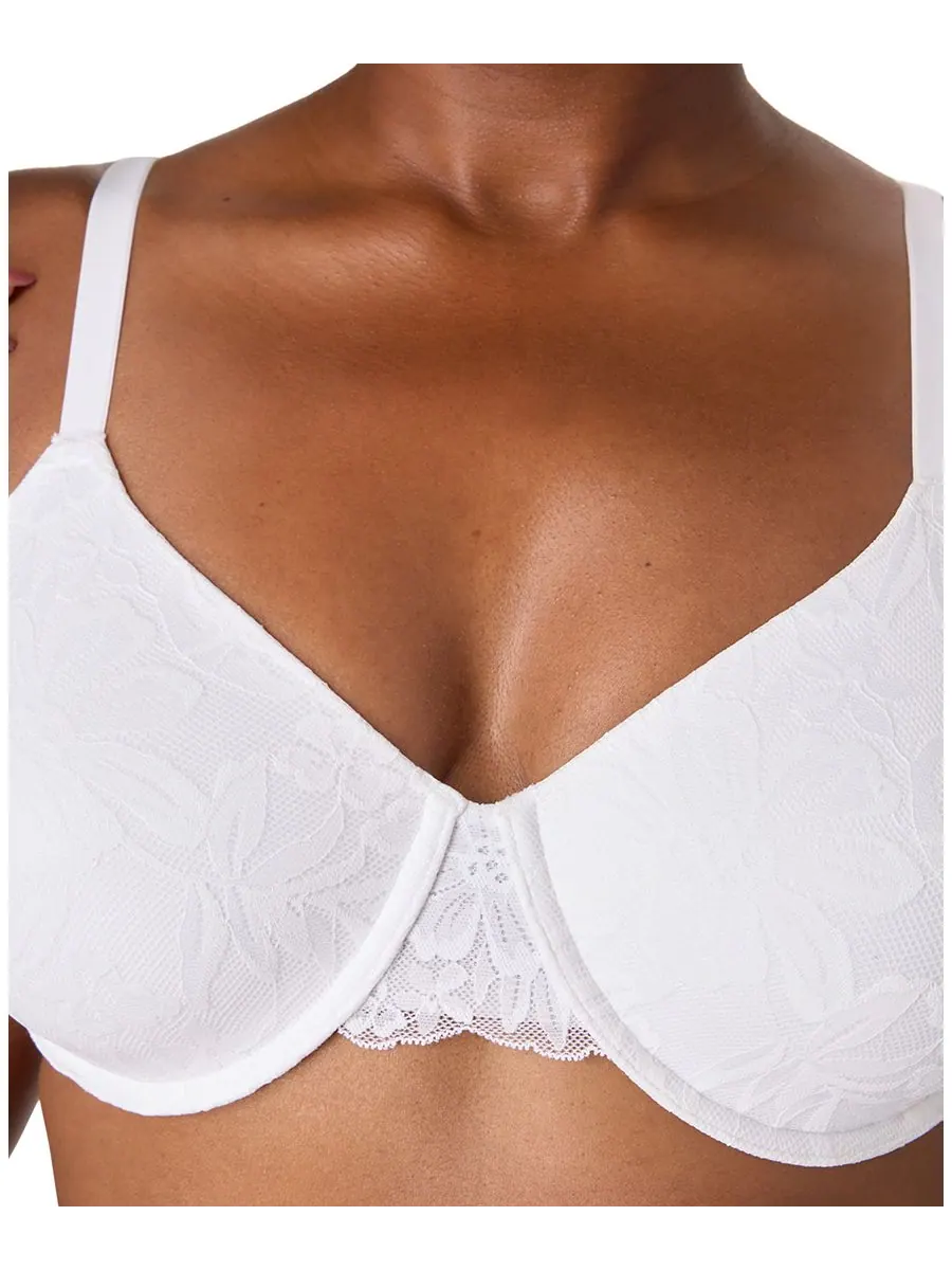 Бюстгальтер Breathe Medium Underwire Full Coverage T-Shirt Bra DF3533 Bali — изображение 3 из 6, белый