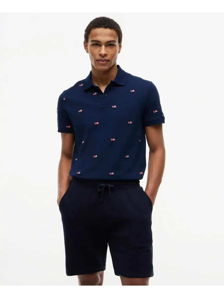 Поло с вышивкой Critter Tommy Hilfiger