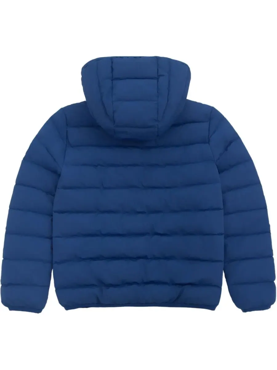 Куртка-пуховик с капюшоном Hudson Lightweight Hooded Puffer Jacket Rokka&Rolla — изображение 8 из 11, синий