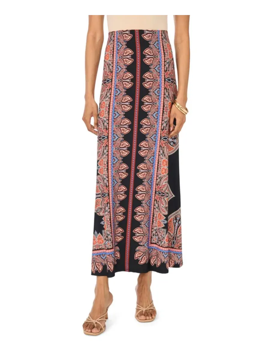 Макси-юбка без подкладки, 92 см Vince Camuto — изображение 1 из 5, красный