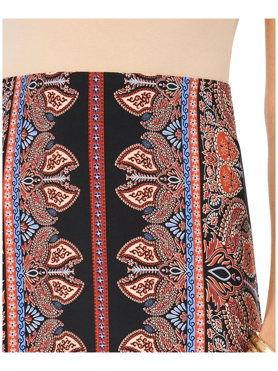 Макси-юбка без подкладки, 92 см Vince Camuto — изображение 3 из 5, красный