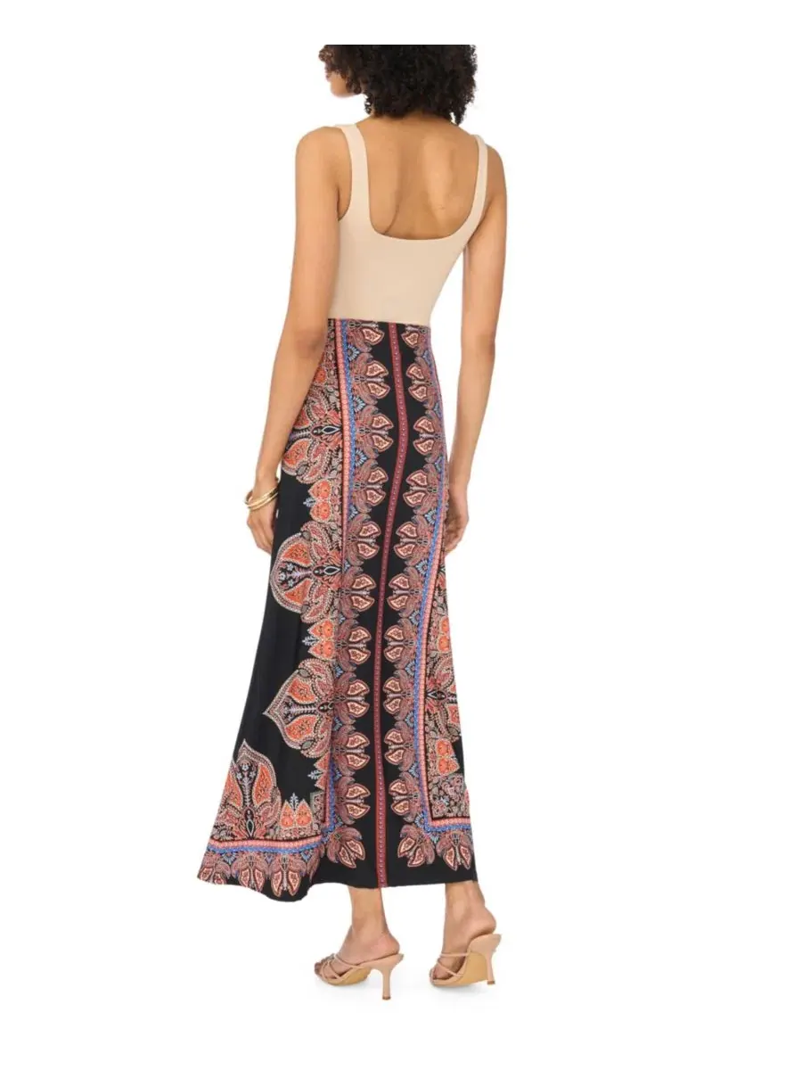 Макси-юбка без подкладки, 92 см Vince Camuto — изображение 5 из 5, красный