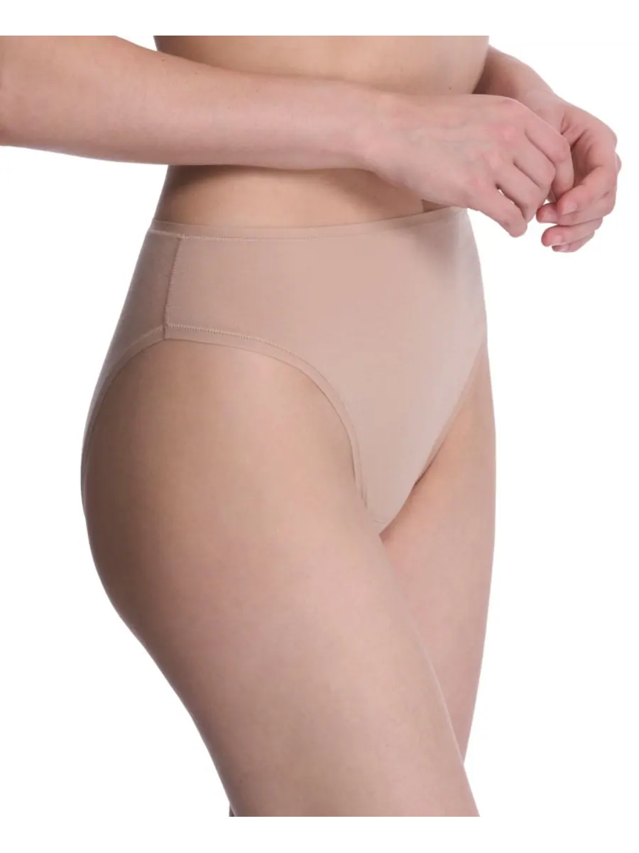 Женские трусики с высокой посадкой из хлопка Bliss Bare, комплект из 3 штук, артикул 772346MP — изображение 3 из 4