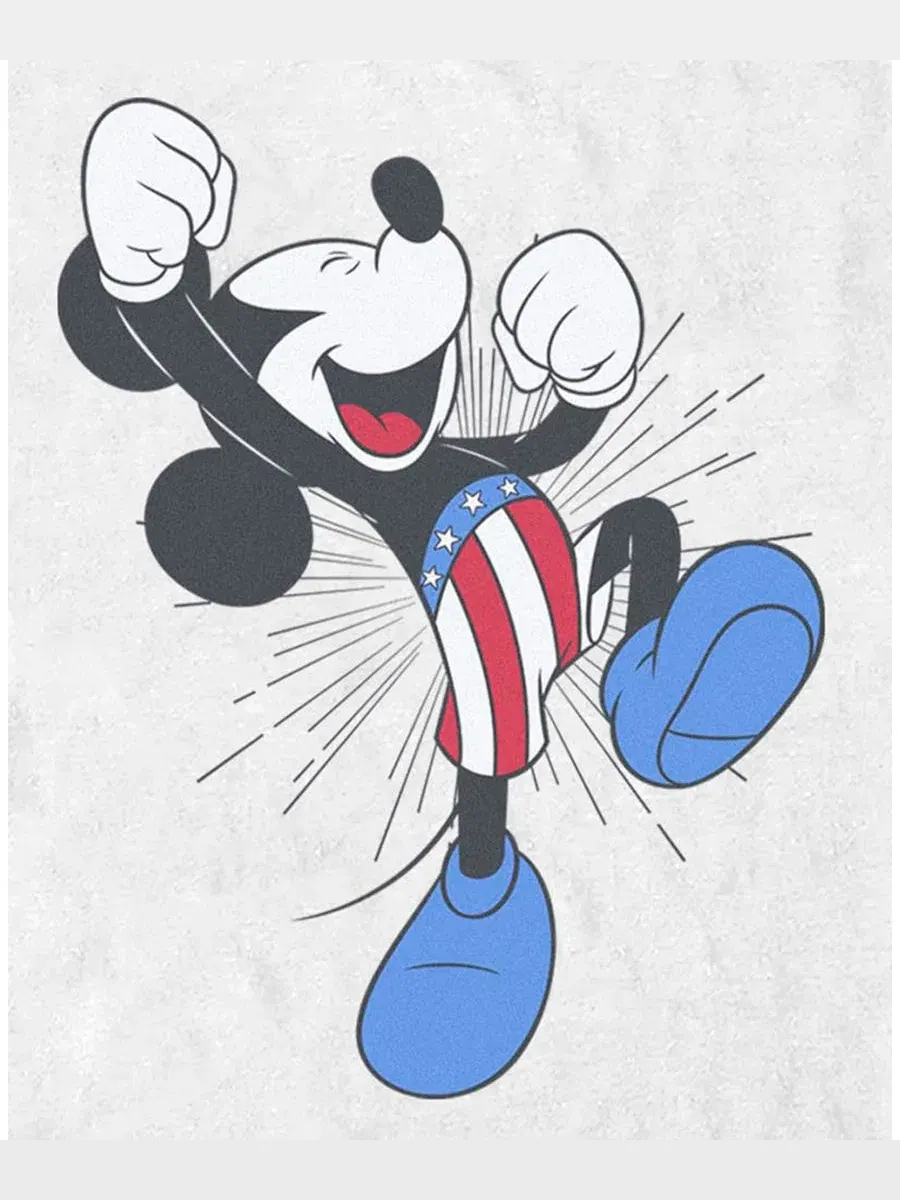 Футболка с принтом Mickey Cheer Fifth Sun — изображение 3 из 3, белый