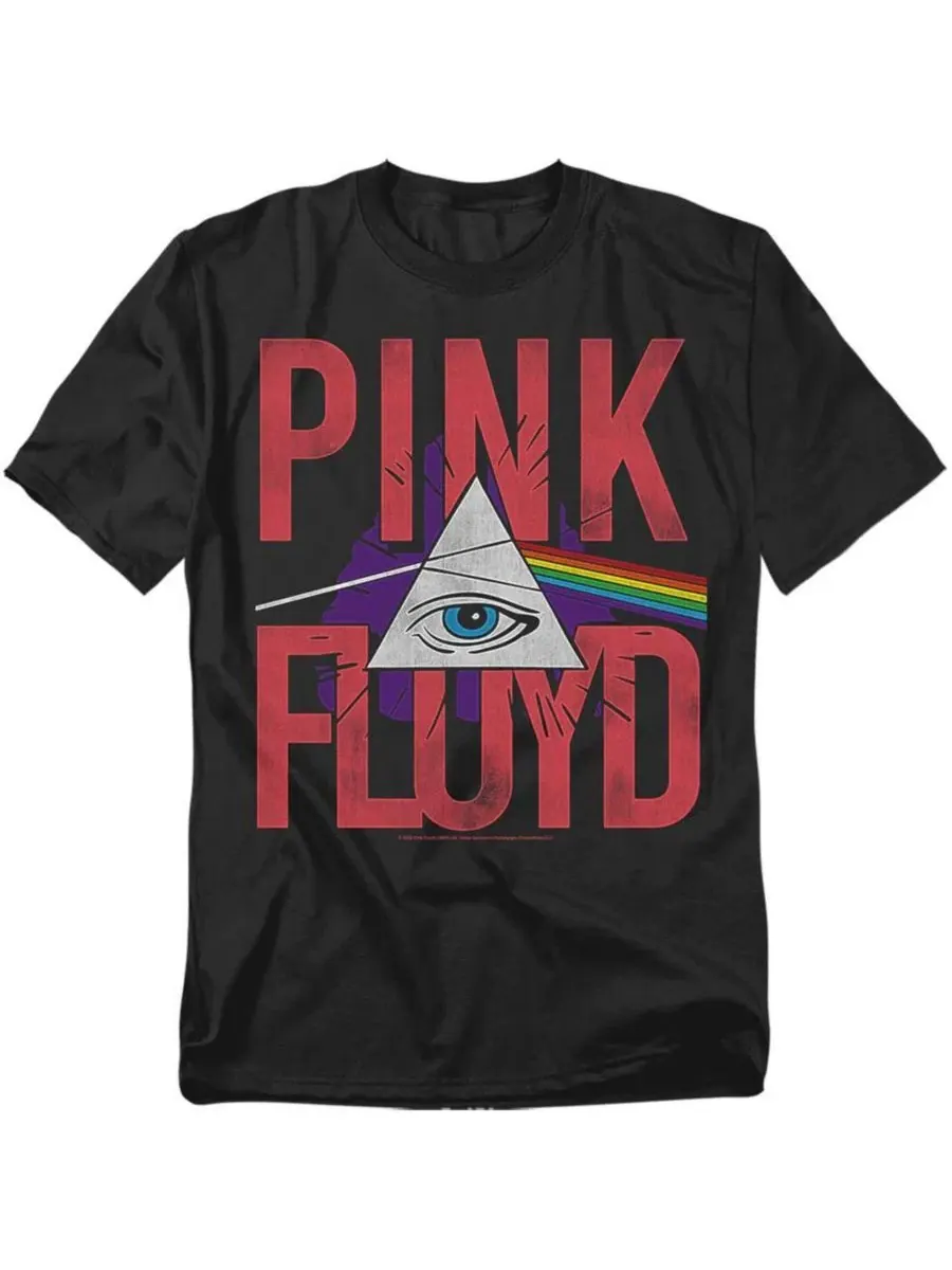 Футболка с принтом Allseeing Prism Pink Floyd — изображение 1 из 3, черный