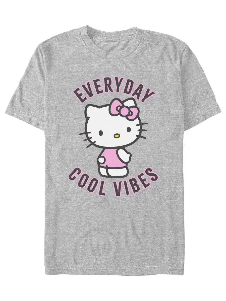 Футболка с коротким рукавом Hello Kitty Everyday Graphic Fifth Sun — изображение 1 из 3, серый