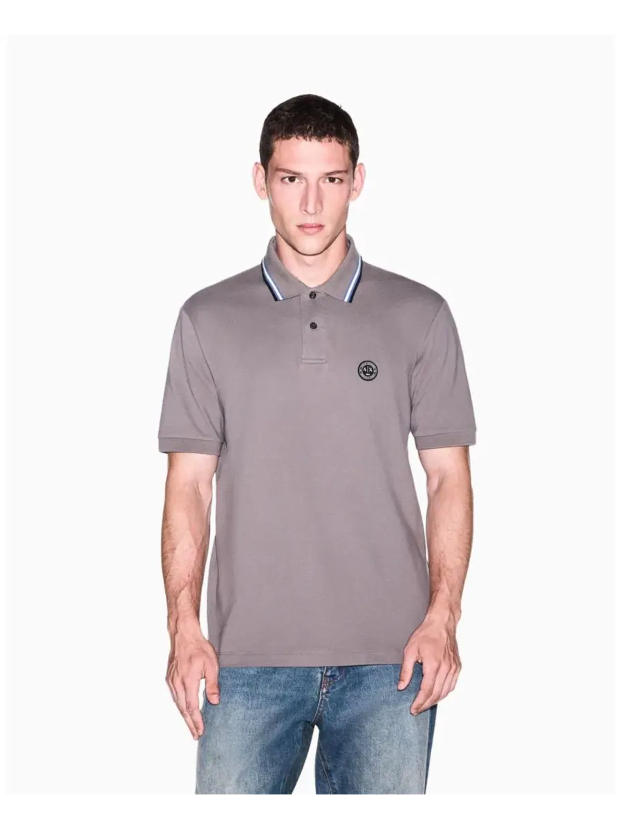 Мужское поло с коротким рукавом из пике A|X Armani Exchange — изображение 2 из 8, сокол