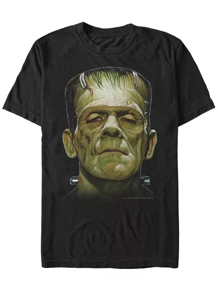 Мужская футболка с коротким рукавом Universal Monsters Big Frank Fifth Sun — изображение 1 из 1, черный