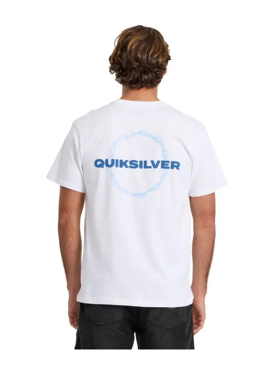 Мужская футболка с коротким рукавом "Вечный круг" Quiksilver — изображение 3 из 3, белый