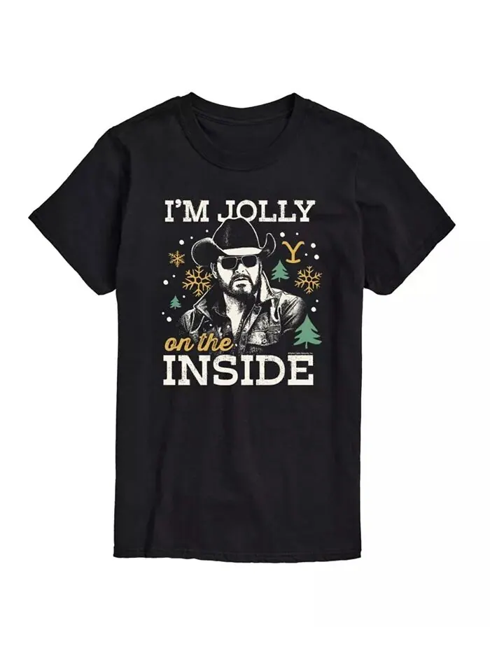Мужская футболка Yellowstone Jolly Inside с коротким рукавом AIRWAVES — изображение 1 из 3, черный