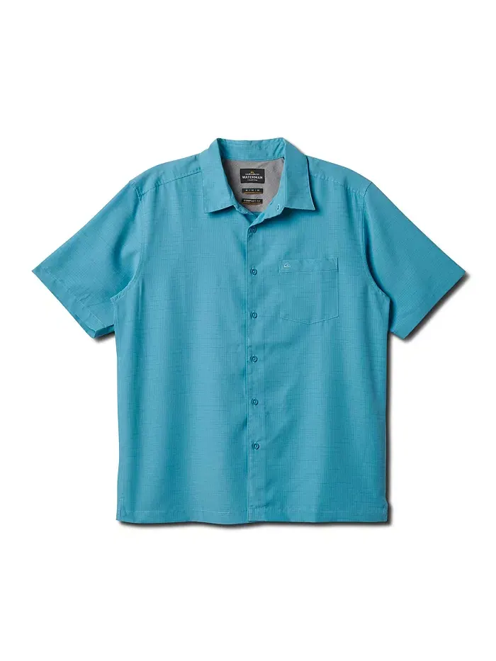Quiksilver Мужская Рубашка Centinela Woven Quiksilver Waterman — голубой