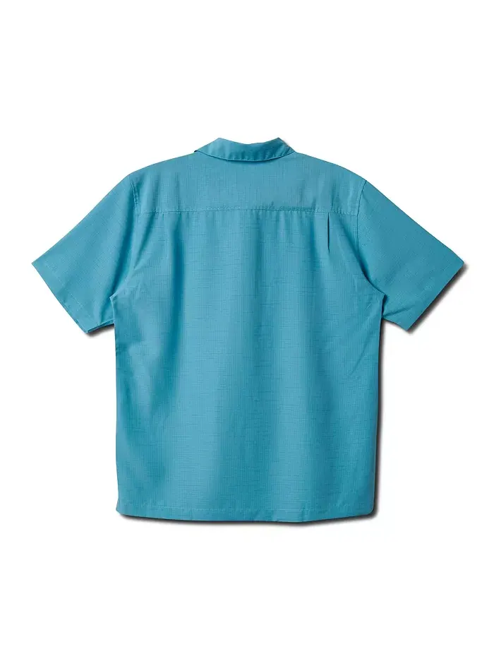 Quiksilver Мужская Рубашка Centinela Woven Quiksilver Waterman — изображение 2 из 6, голубой