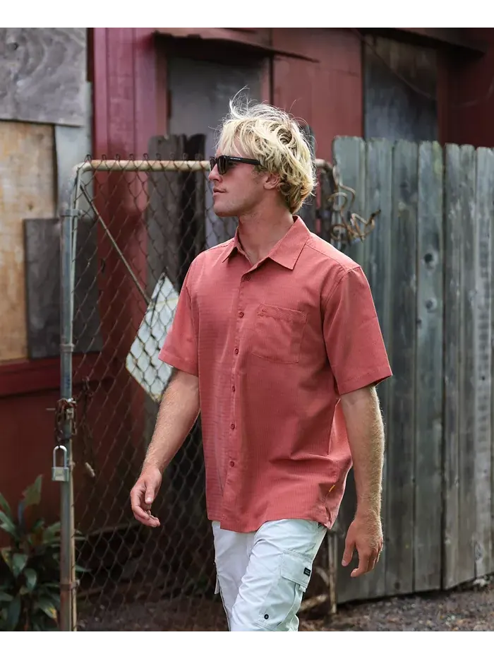 Quiksilver Мужская Рубашка Centinela Woven Quiksilver Waterman — изображение 3 из 6, голубой