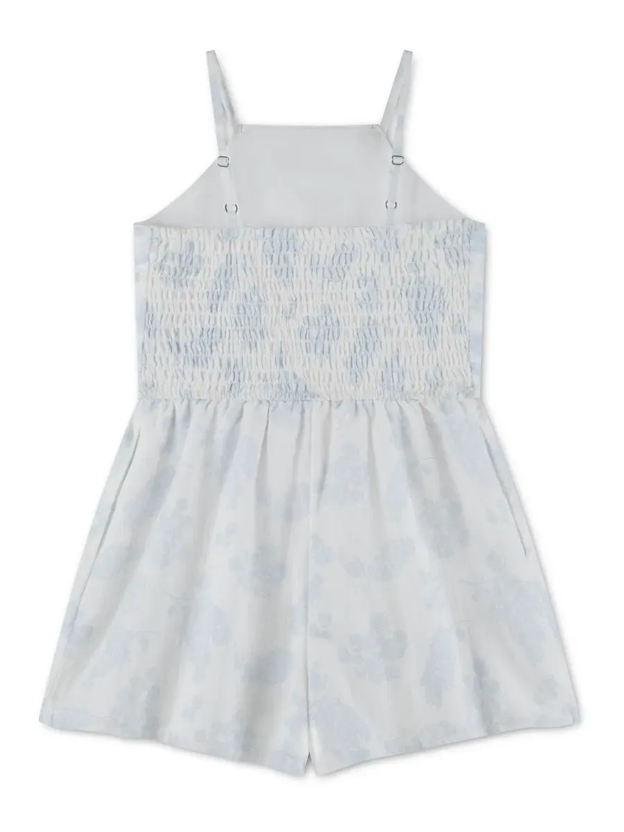 Платье Emerson с высоким воротником для девочек 5-16 лет Abercrombie Kids — изображение 2 из 3, белый