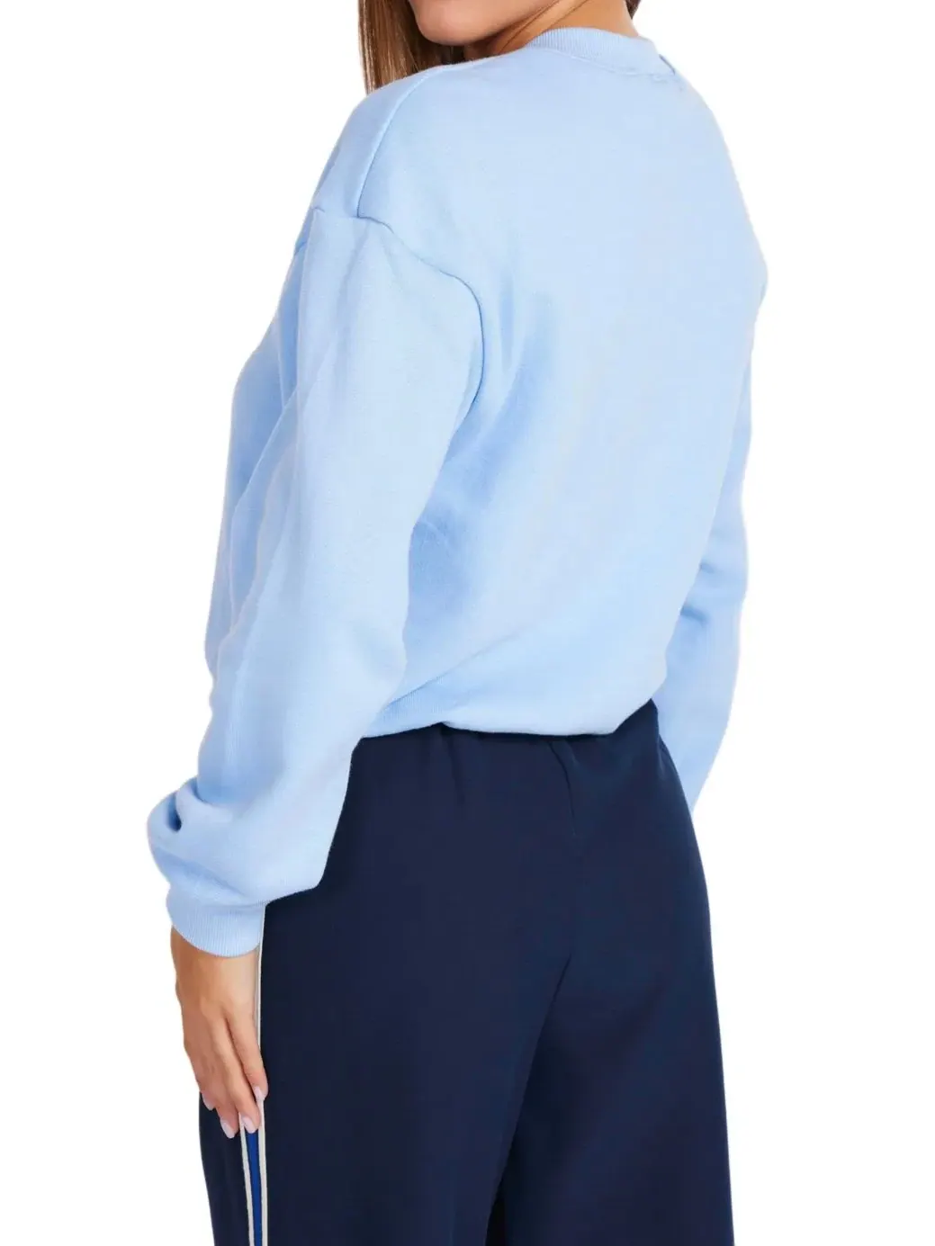 Женская толстовка Bishop + Young Cozy Bubble Hem — изображение 3 из 3, синий