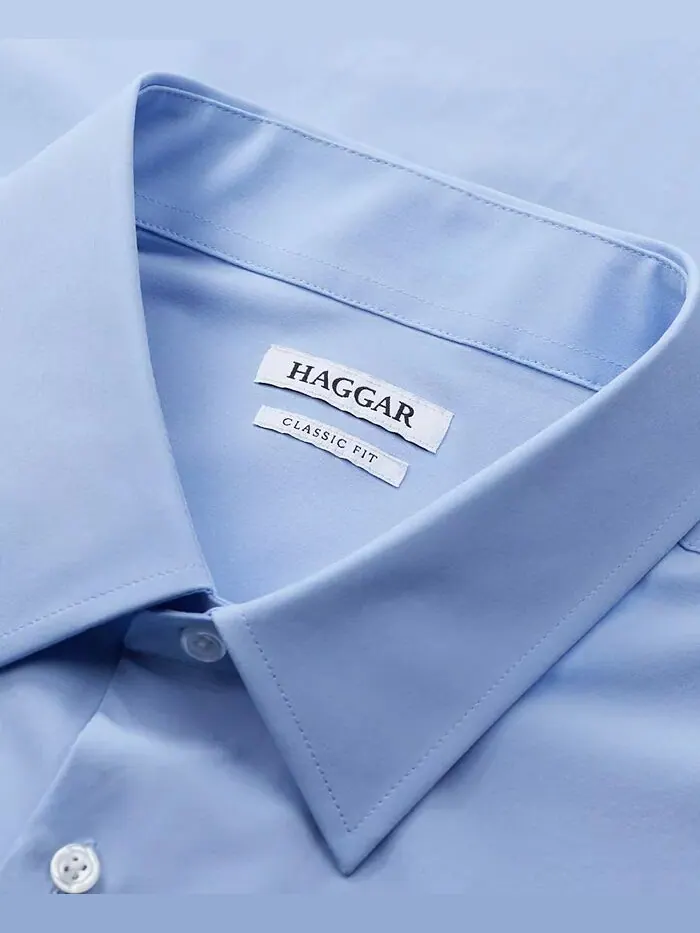 Рубашка классического кроя Smart Wash для мужчин больших и высоких размеров Haggar — изображение 8 из 11