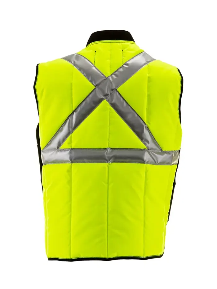 Мужской жилет HiVis Iron-Tuff - защита от экстремального холода, высокая видимость — изображение 2 из 3, зеленый