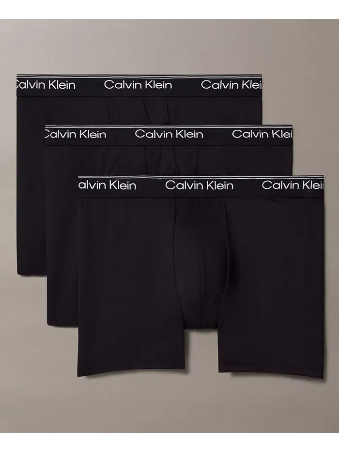 Мужские боксеры Micro Stretch в наборе из 3 штук Calvin Klein — изображение 1 из 5, черный