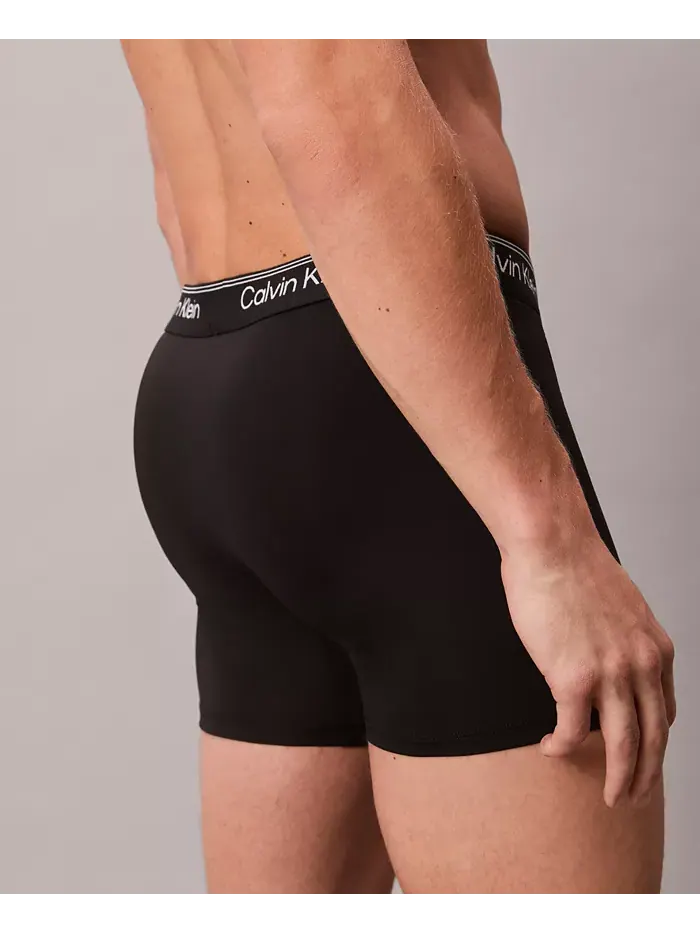 Мужские боксеры Micro Stretch в наборе из 3 штук Calvin Klein — изображение 3 из 5, черный