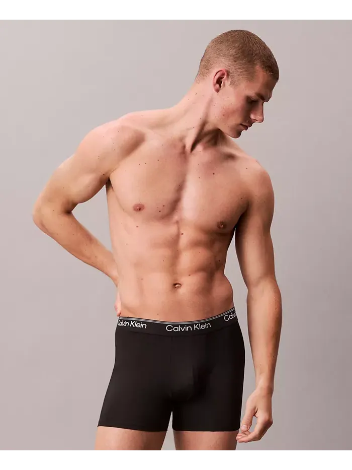 Мужские боксеры Micro Stretch в наборе из 3 штук Calvin Klein — изображение 4 из 5, черный