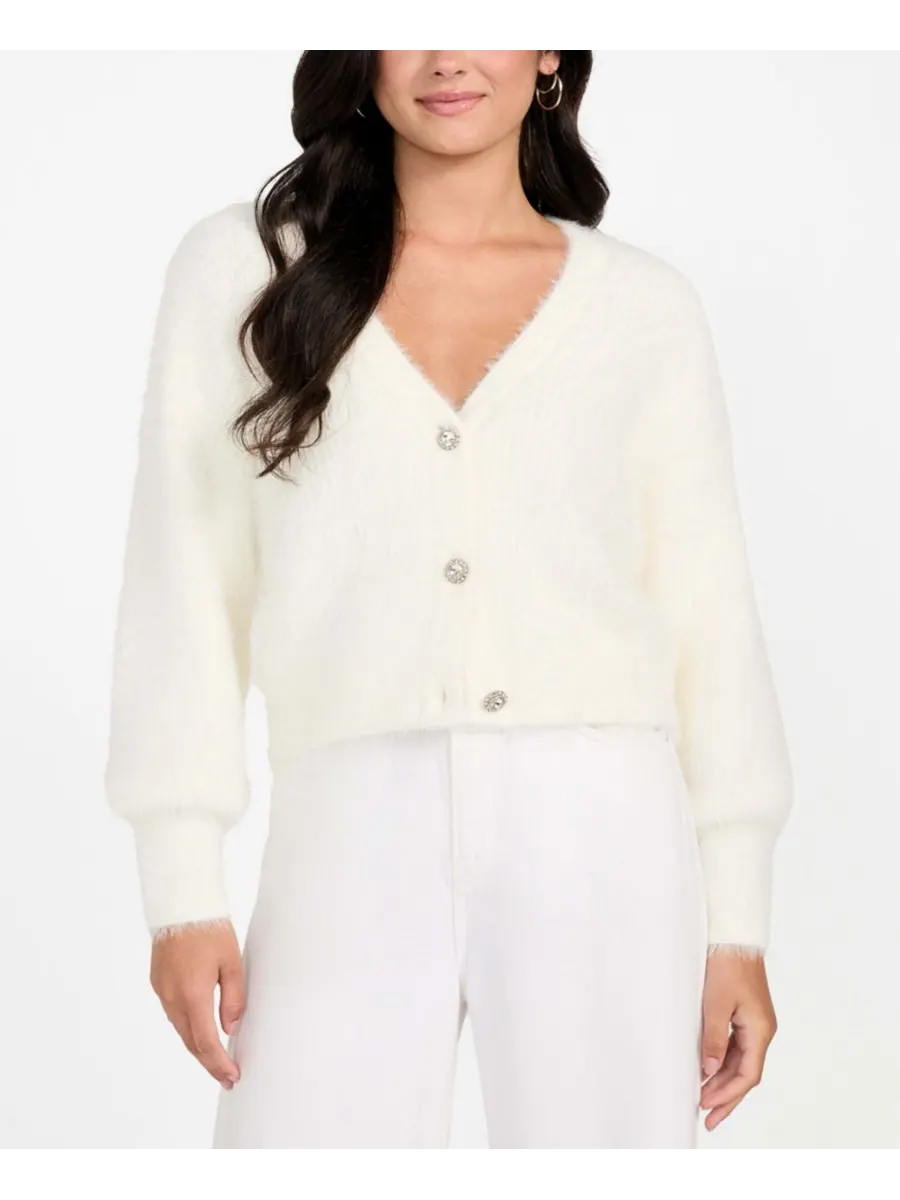 Женский кардиган Keyla с пуговицами, украшенными стразами GUESS
