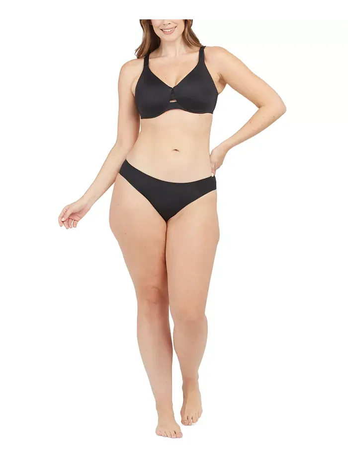 Низкопрофильный минимайзер корректирующий бюстгальтер SPANX — изображение 1 из 2, черный