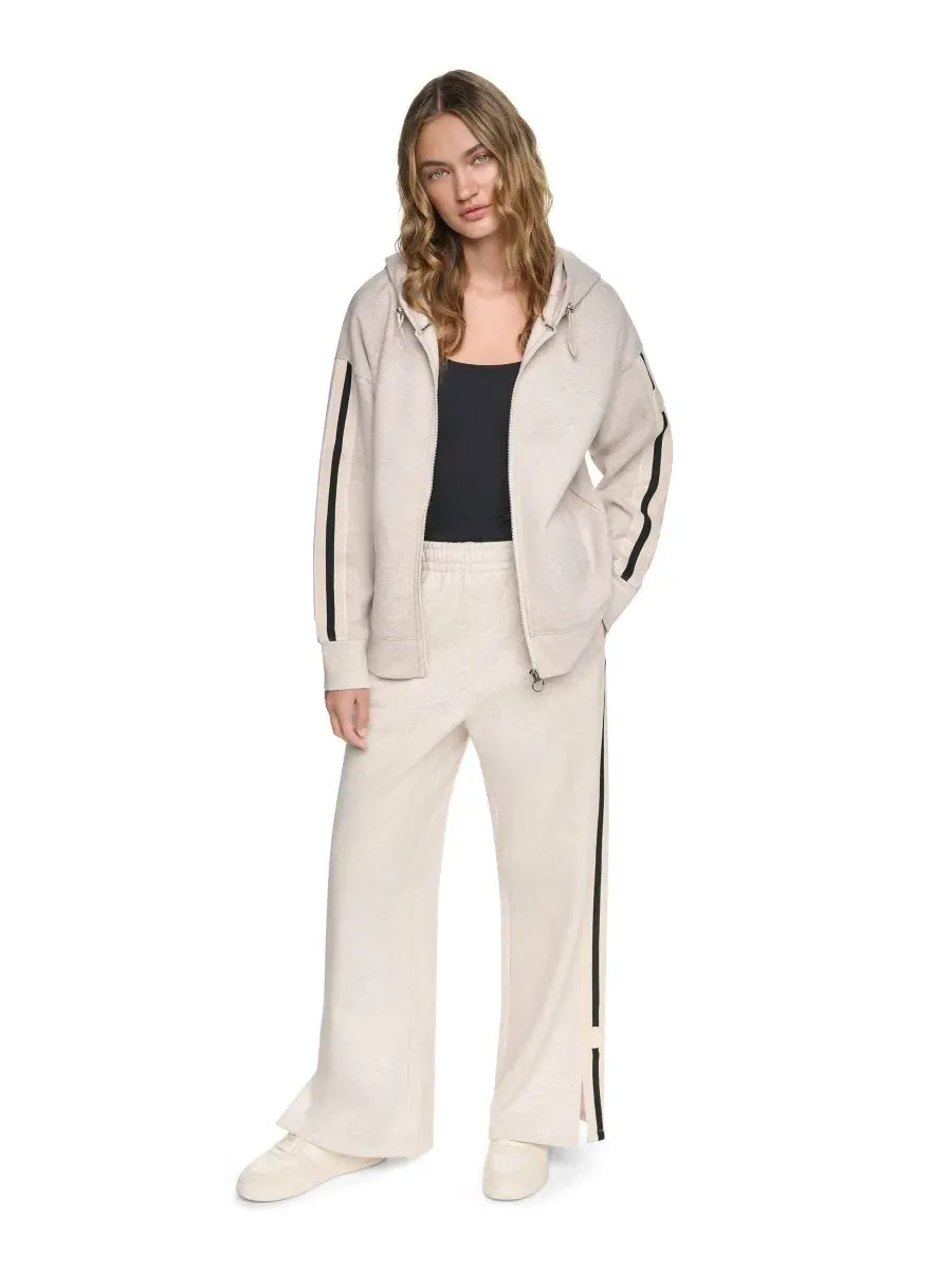 Женская худи с полной застежкой-молнией DKNY Sport, Cortado Heather — изображение 2 из 4