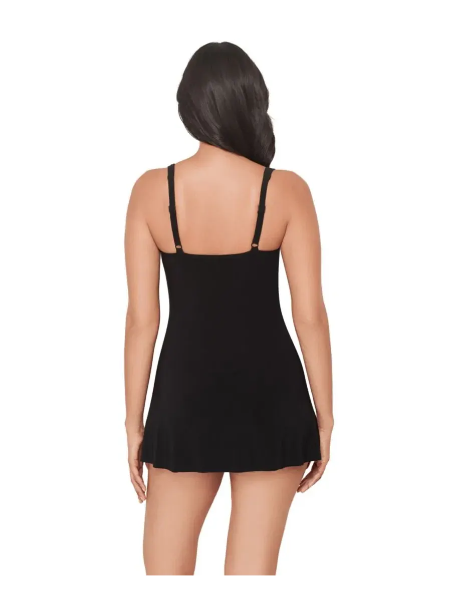 Платье для купальника с нижним бельем Rock Solid Orla Miraclesuit — изображение 2 из 5, черный