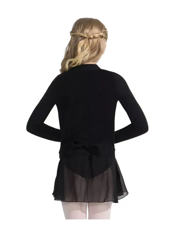 Детский вязаный кардиган - для девочек Capezio — изображение 2 из 4, черный