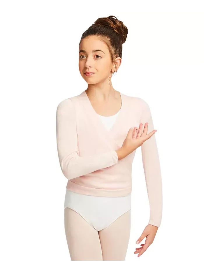 Детский вязаный кардиган - для девочек Capezio — изображение 2 из 4, розовый