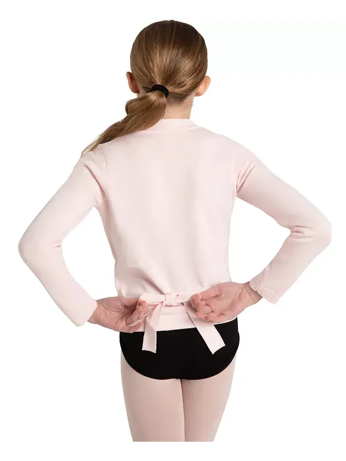 Детский вязаный кардиган - для девочек Capezio — изображение 3 из 4, розовый