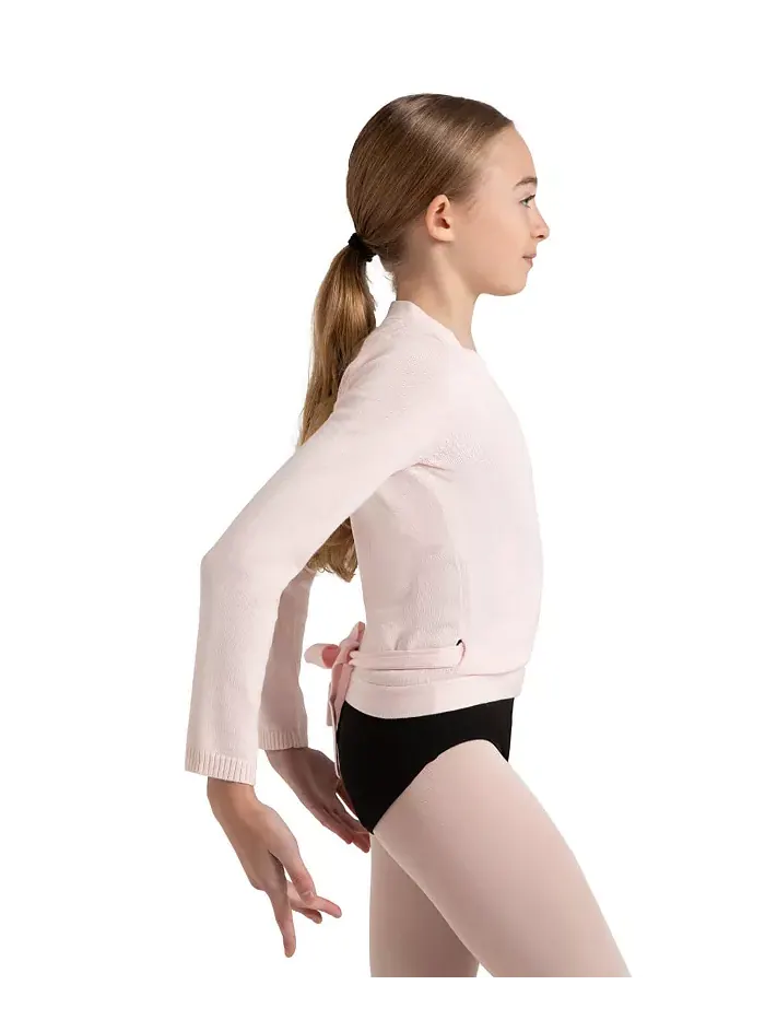 Детский вязаный кардиган - для девочек Capezio — изображение 4 из 4, розовый