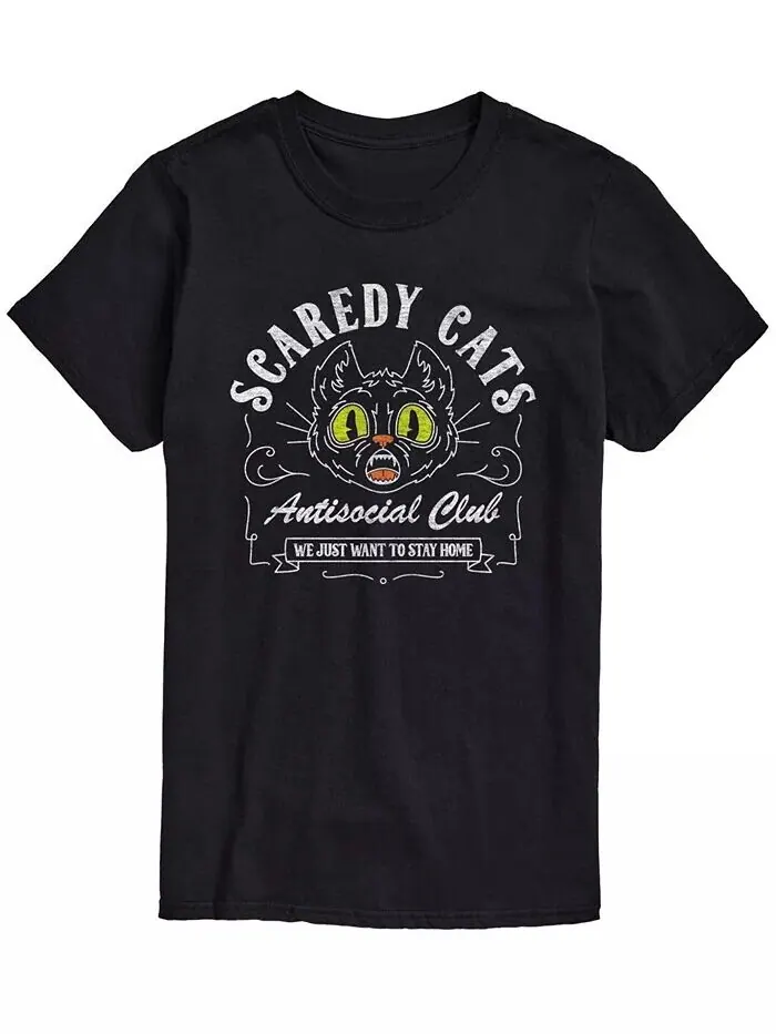 Мужская футболка Scaredy Cats Classic Fit AIRWAVES — изображение 1 из 2, черный