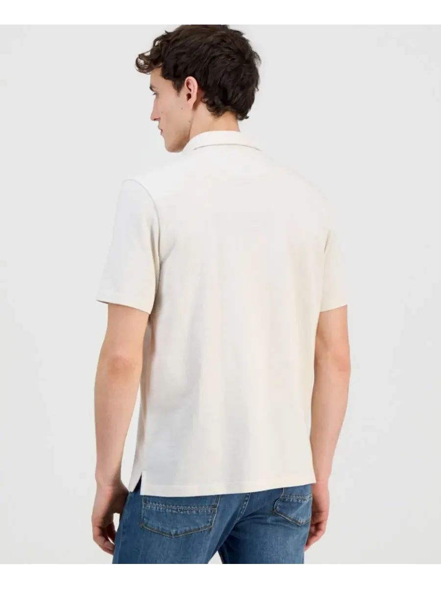 Tommy Bahama Мужская поло-рубашка с коротким рукавом Anchored — изображение 3 из 3, овсяный