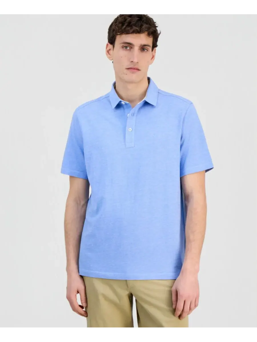 Tommy Bahama Мужская поло-рубашка с коротким рукавом Anchored — изображение 1 из 4, синий