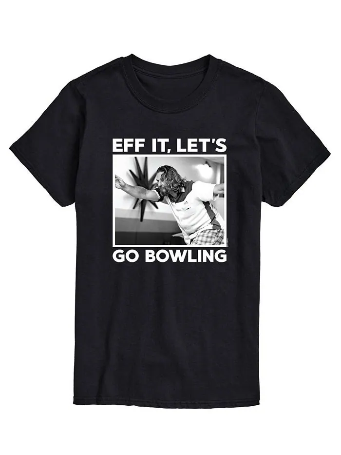 Мужская футболка The Big Lebowski Go Bowling AIRWAVES — изображение 1 из 2, черный