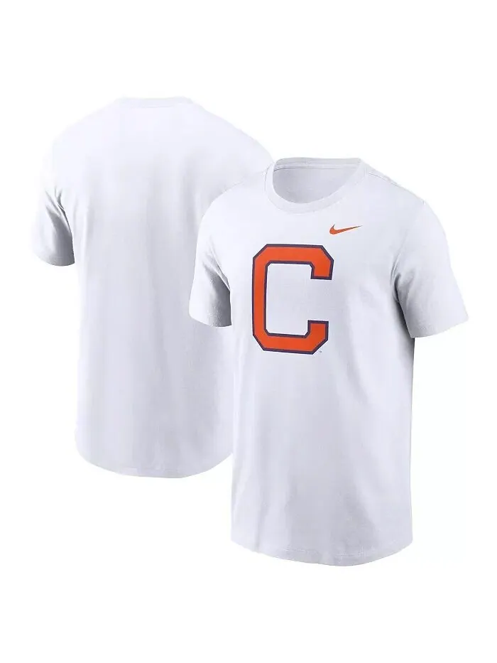 Мужская белая футболка с альтернативным логотипом Clemson Tigers Primetime Evergreen Nike — изображение 1 из 3, белый