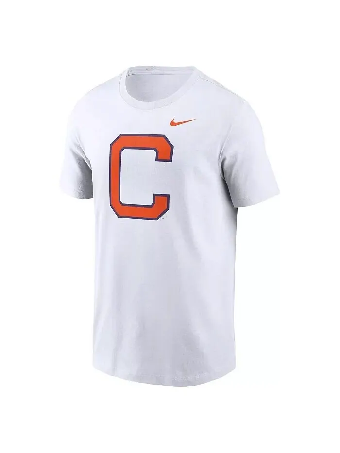 Мужская белая футболка с альтернативным логотипом Clemson Tigers Primetime Evergreen Nike — изображение 2 из 3, белый