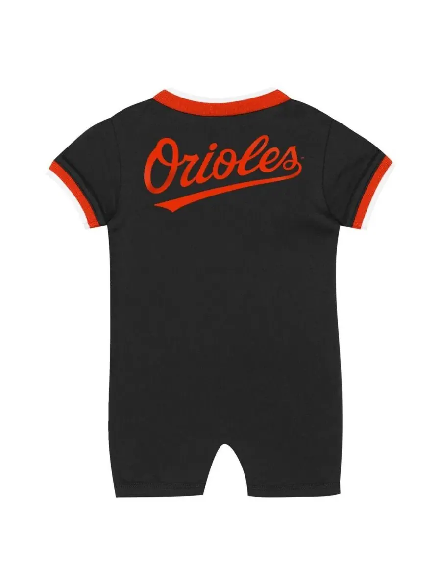 Детский черный комбинезон Baltimore Orioles для мальчиков и девочек Outerstuff — изображение 3 из 3