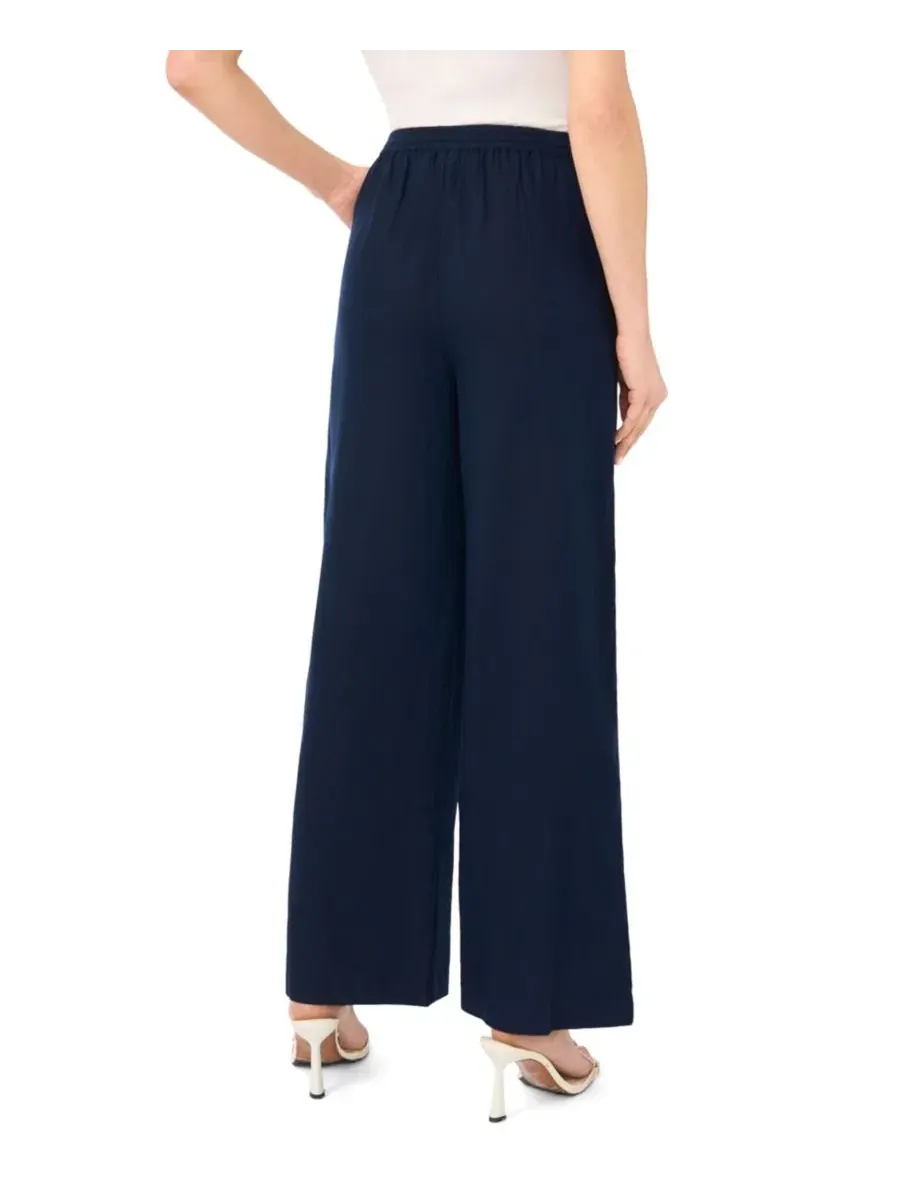 Женские брюки с завязками на талии Cece — изображение 3 из 3, классический темно-синий