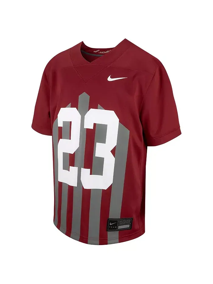 Футболка игровая реплика Big Boys #23 Iowa State Cyclones Untouchable Nike — изображение 2 из 5, белый