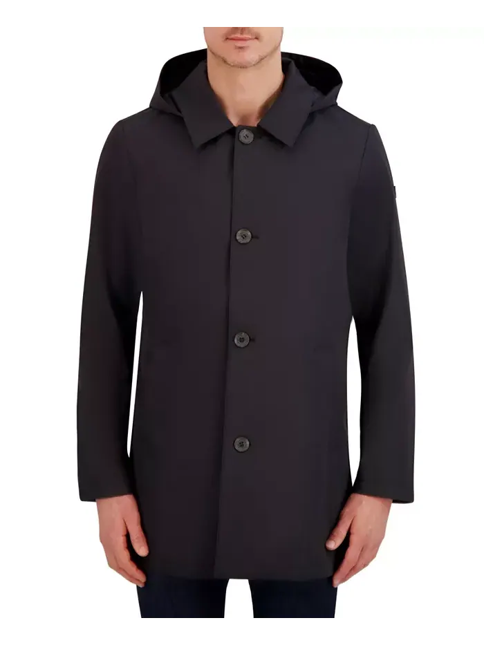 Мужское дождевое пальто Rain Tek Transitional с отстегивающимся капюшоном Vince Camuto