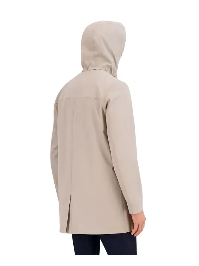 Мужское дождевое пальто Rain Tek Transitional с отстегивающимся капюшоном Vince Camuto — изображение 4 из 6, цементный