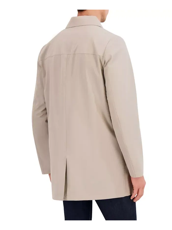 Мужское дождевое пальто Rain Tek Transitional с отстегивающимся капюшоном Vince Camuto — изображение 5 из 6, цементный